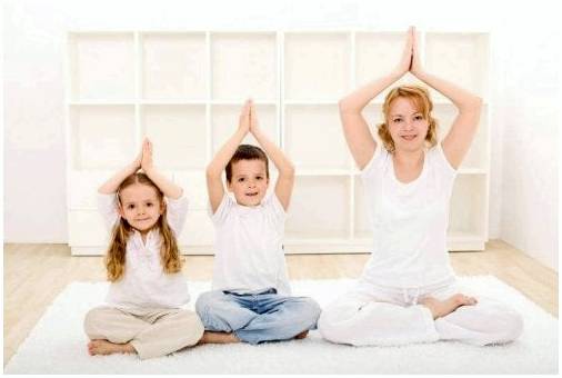 Пять поз йоги для детей