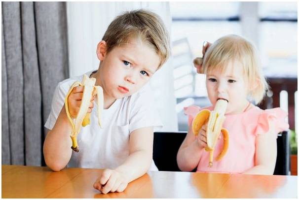 Польза банана для детей